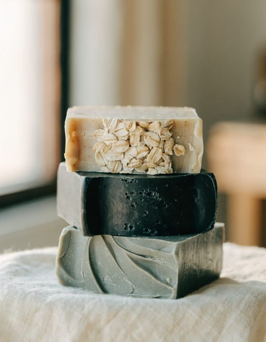 Cold-process soap, set of 3