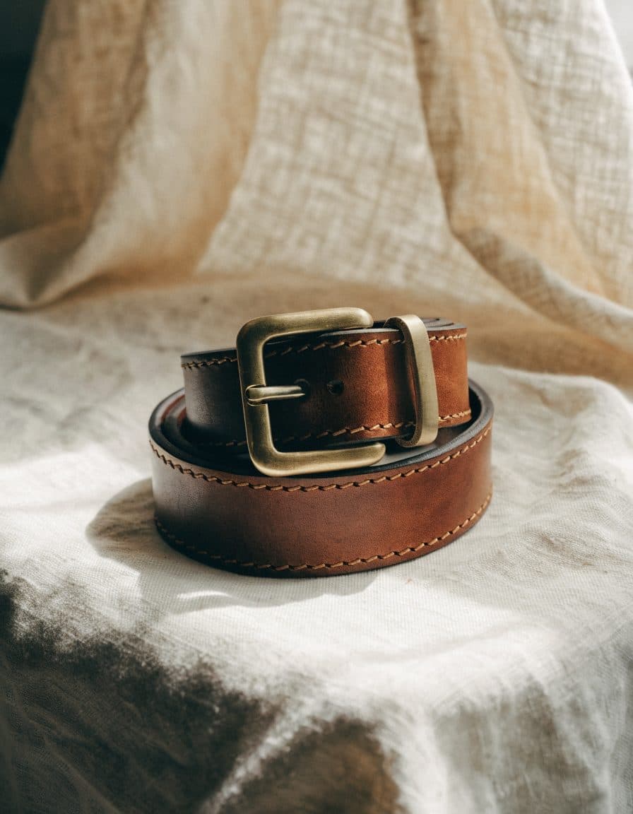 Belt, 1.5 inch with brass buckle