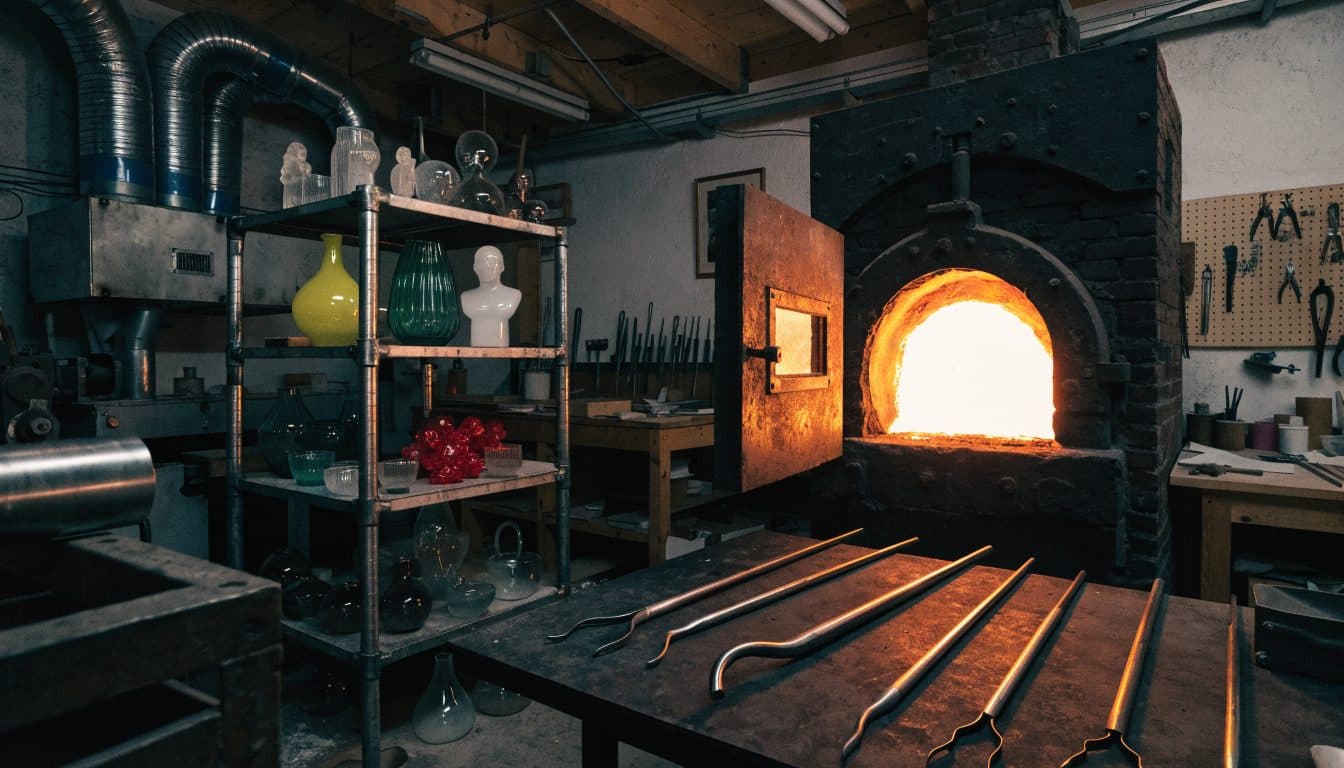 North Forty Glass's studio